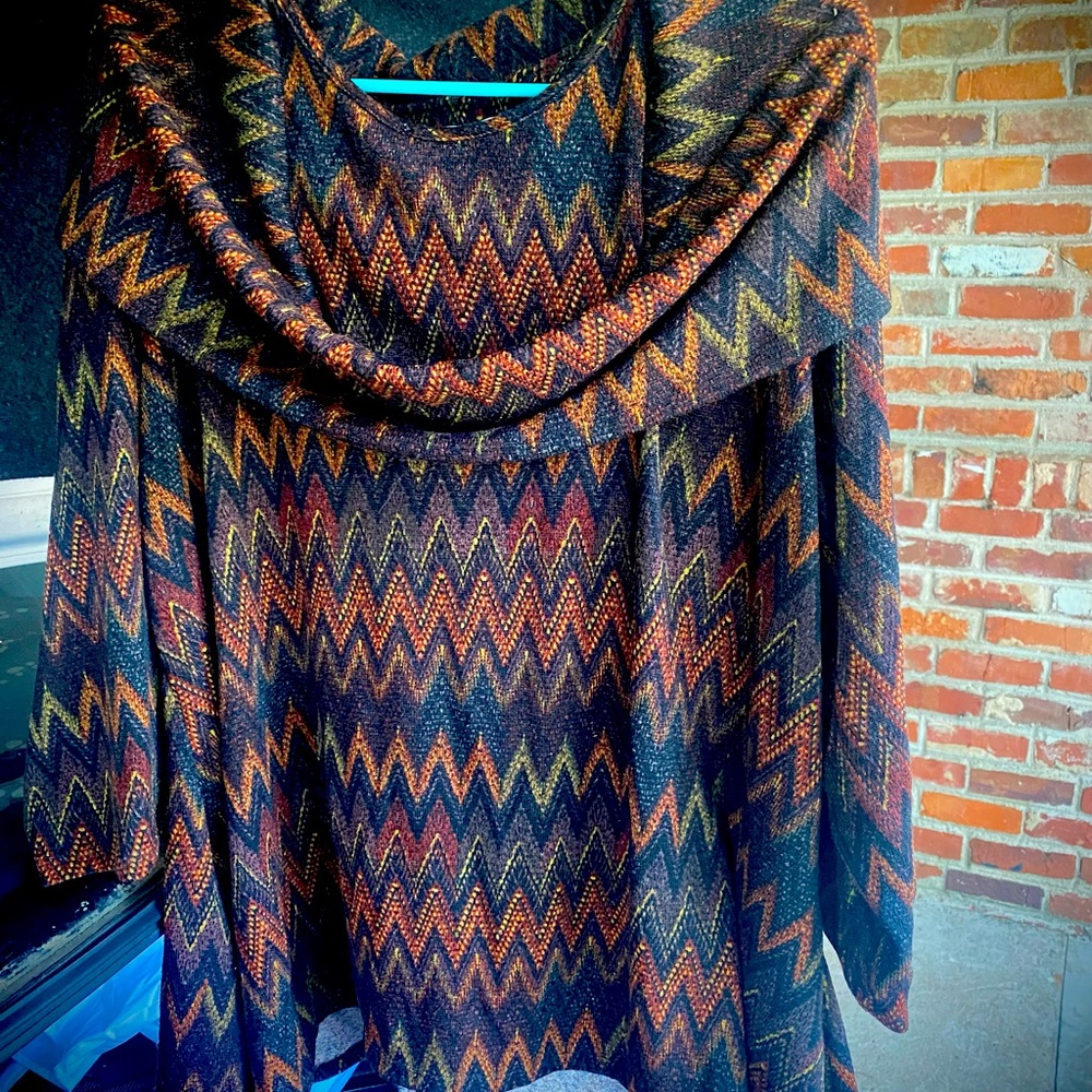 Chevron Print Top